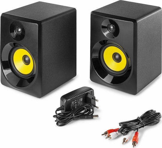 Vonyx SMN50B Studio Monitor Speakers 5" 70W Pair Black