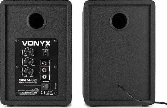 Vonyx SMN40W Difuzoare Studio Monitor 4" 50W Pereche Alb