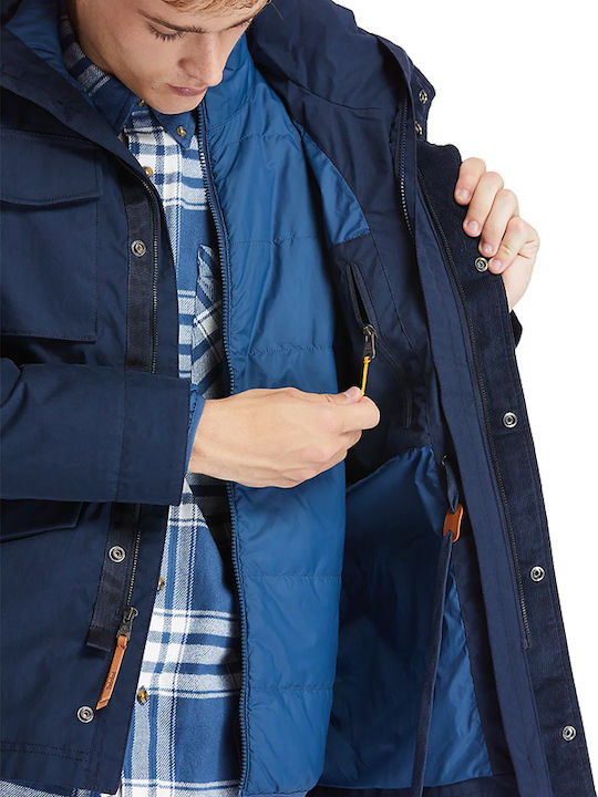 DryVent Snowdon 3 in 1 Winter Jacket Navy Blue