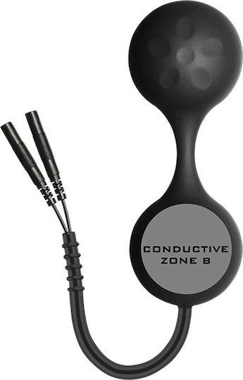 Electrastim Silicone Noir Lula Electro Jiggle Kegel Balls Вагинални топки с вибрация Черен