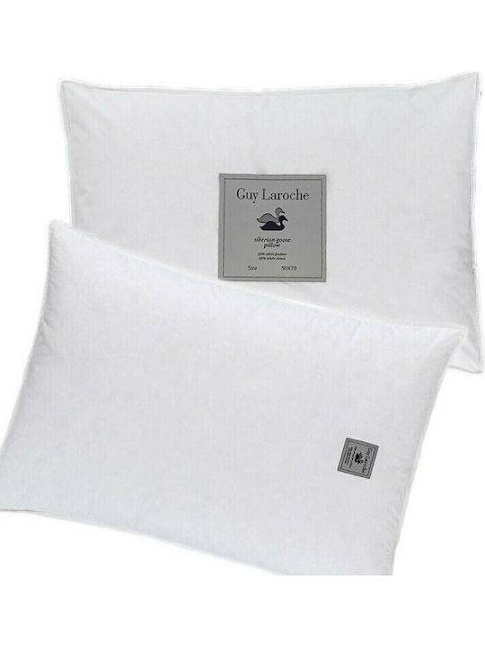 Guy Laroche Siberian Goose Feathered Bed Pillow 50x70cm 2 Pieces