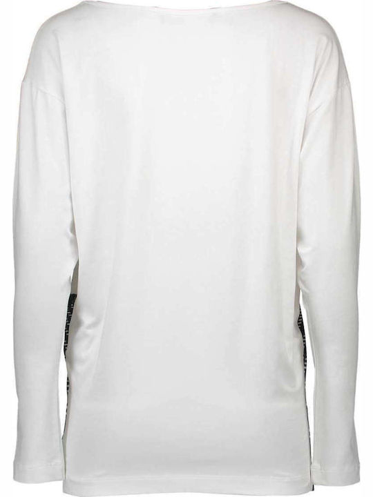 Moschino Women's Blouse Cotton Long Sleeve White