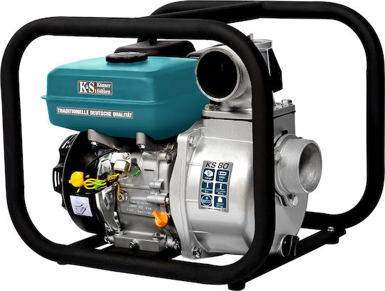 Könner & Söhnen Engine Pump KS 80 Gasoline Surface Water Pump 9hp