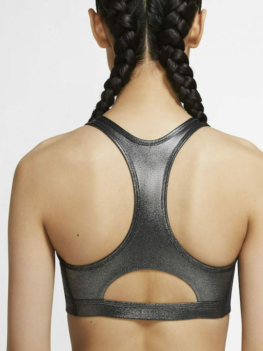 Women's Athletic Sports Bra Silver