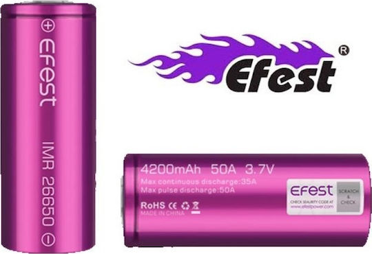 Efest Baterie Reîncărcabilă 26650 Li-ion 4200mAh 3.7V 1buc