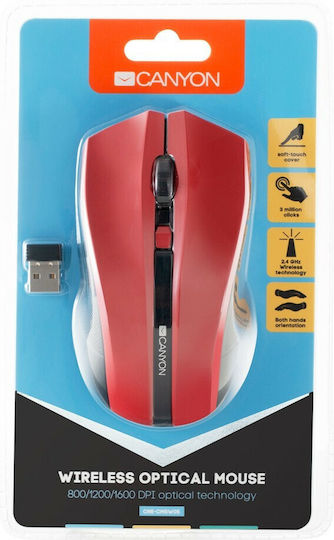 Canyon CMSW05 Kabellos Maus Rot