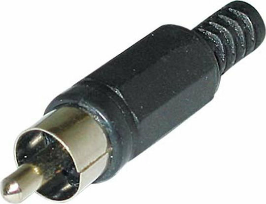 Valueline Βύσμα RCA male Μαύρο CC-006B