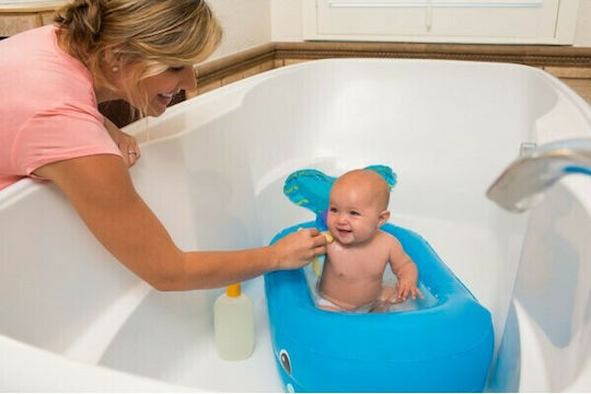 Infantino Inflatable Blue Baby Bath