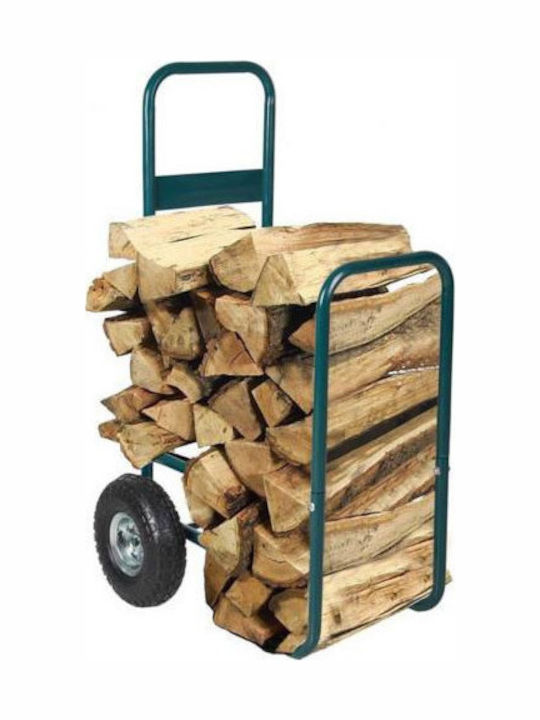 Timeless Tools Metalic Cărucior pentru transportul lemnelor 53x55x106cm Negru