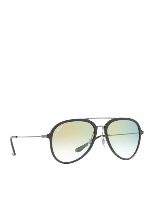 Ray Ban Sonnenbrillen mit Schwarz Rahmen und Gelb Verlaufsfarbe Linse RB4298 6333/Y0