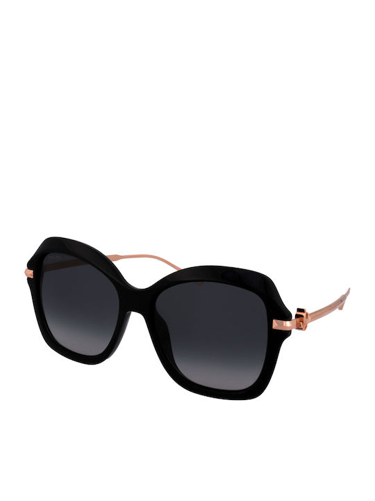 Jimmy Choo Γυαλιά Ηλίου Μαύρα με Mixed Σκελετό Jimmy Choo Γυαλιά Ηλίου Μαύρα με Mixed Σκελετό