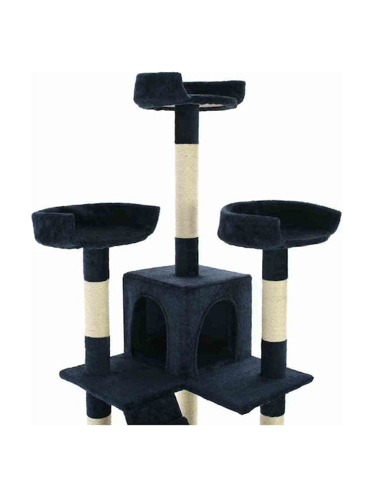 vidaXL Scratching Post Cat Trees Blue 5 levels 50x50x170cm