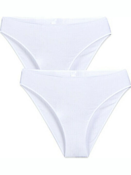 Fimelle Women's Brazil 2Pack White