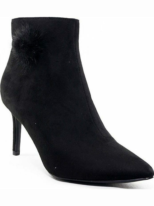 Menbur Women's Ankle Boots with High Heel Black 20964-01