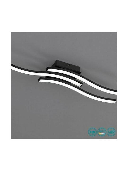 Trio Lighting Route Plafonieră de Tavan 56buc Neagră cu LED Integrat