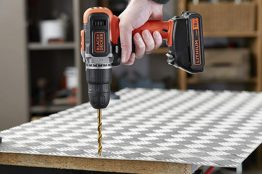 Black & Decker BCD003C1 Percussive Battery Drill Driver 18V 1x1.5Ah