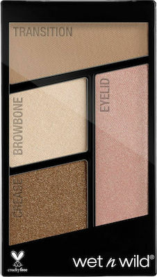 Wet n Wild Color Icon Eyeshadow Quads Paletă cu Farduri de Pleoape Formă Solidă 4.5gr