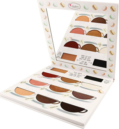 theBalm What's Tea? Palette of Eye Shadows in Pressed Powder Form 12.6g