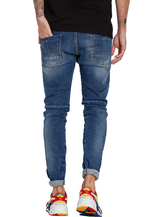 Cover Jeans Herren Jeanshose in Skinny Fit Blau