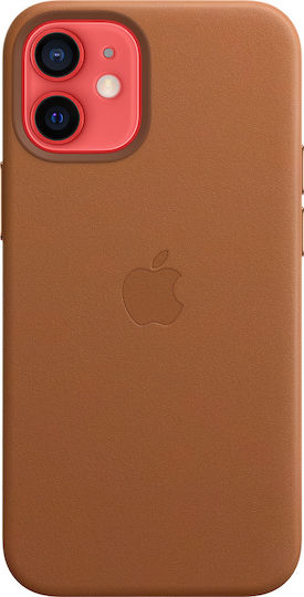 Apple Back Cover Leather Brown (iPhone 12 mini)