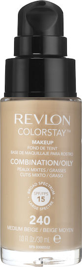 Revlon Colorstay Make-up Combination Oily Skin Лилаво/бяло SPF15 30мл