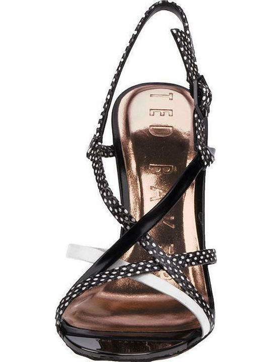 Leder Sandalen Schwarz
