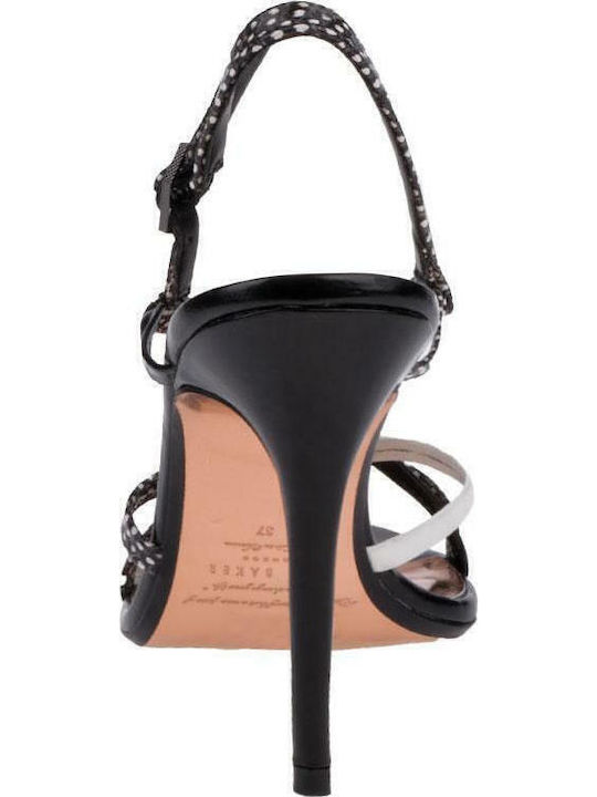 Leder Sandalen Schwarz