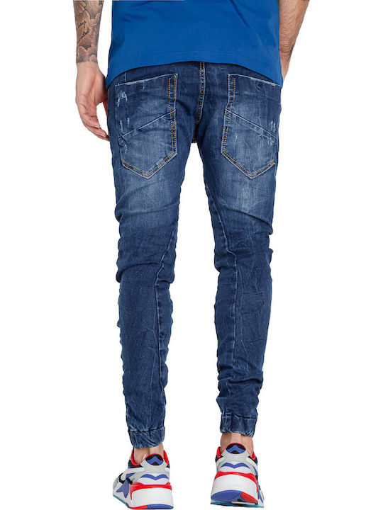 Back2jeans Herren Jeanshose in Regular Fit Blau