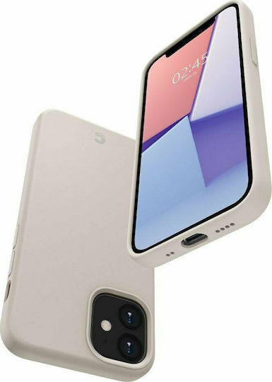 Spigen Ciel by Cyrill Umschlag Rückseite Silikon Beige (iPhone 12 mini) ACS01787