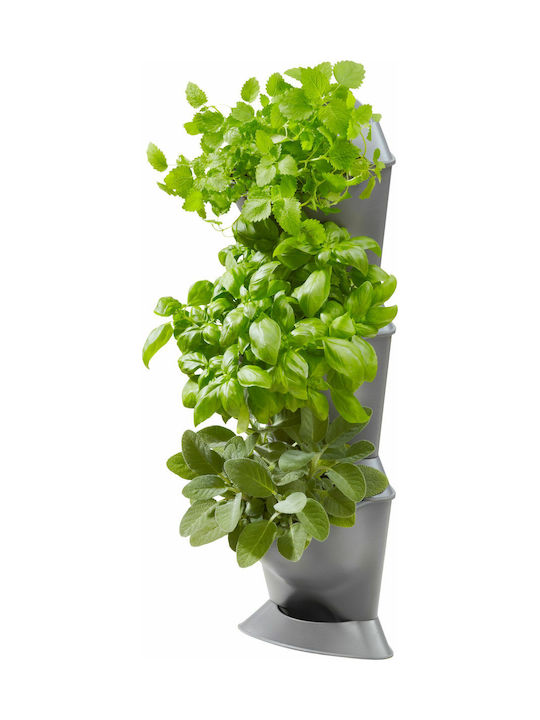 Gardena Σετ Κάθετης Φύτευσης Γωνίας NatureUp! Blumentopf 17x54cm Set 3Stück in Gray Farbe 13153-20