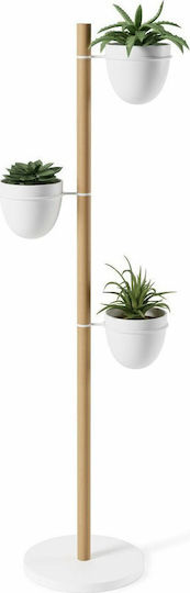 Umbra Suport de plante Lemn Alb 44bucx44.5bucx144buccm.