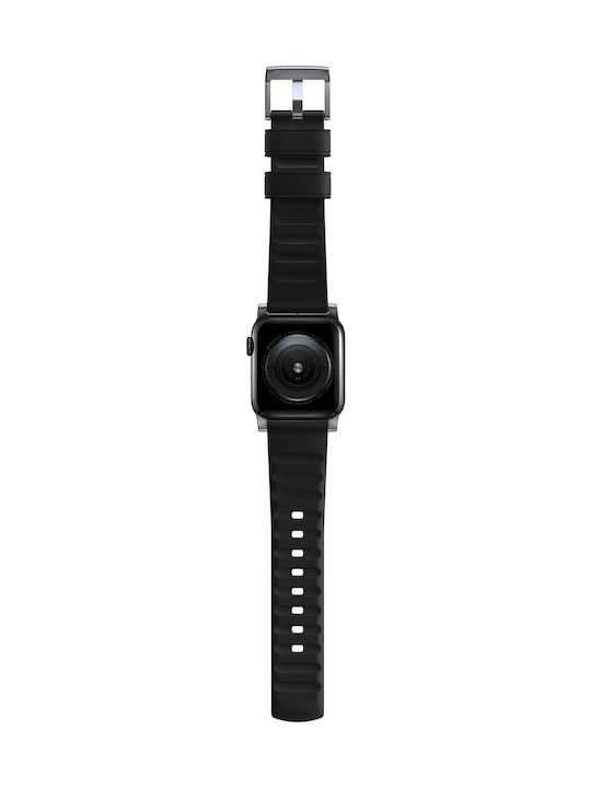 Nomad Active Strap Λουράκι Σιλικόνης Ασημί (Apple Watch 42/44/45mm)