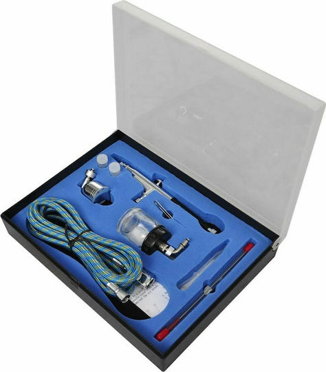 vidaXL Airbrush 7ml 3.5bar with Injector 0.2, 0.3 and 0.5mm Set