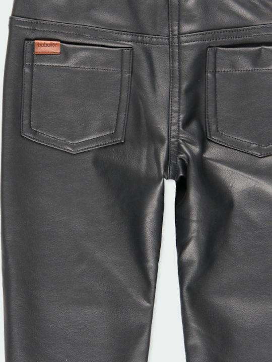 Kinder Schlaghose Leder Gray