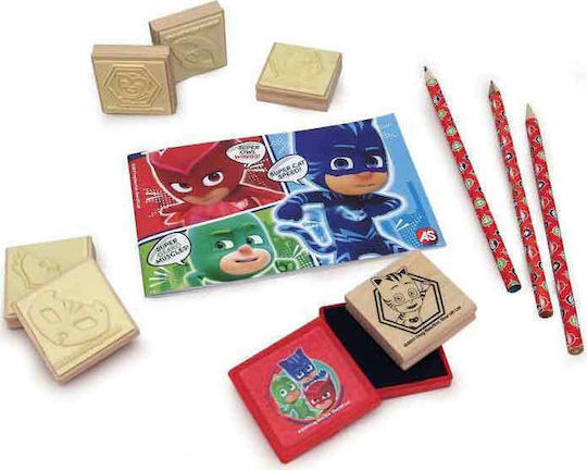 AS Σφραγίδες Pj Masks Stampers για Παιδιά 3+ Ετών