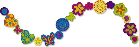 Melissa & Doug Jewelry Created by Me! Bead Bouquet Wooden Bead Kit for Children 4+ years old Years