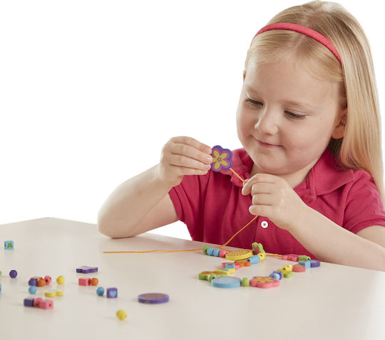 Melissa & Doug Jewelry Created by Me! Bead Bouquet Wooden Bead Kit for Children 4+ years old Years