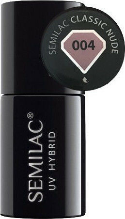 Semilac Classic Semi-Permanent Nail Polish Classic Nude 004 7ml