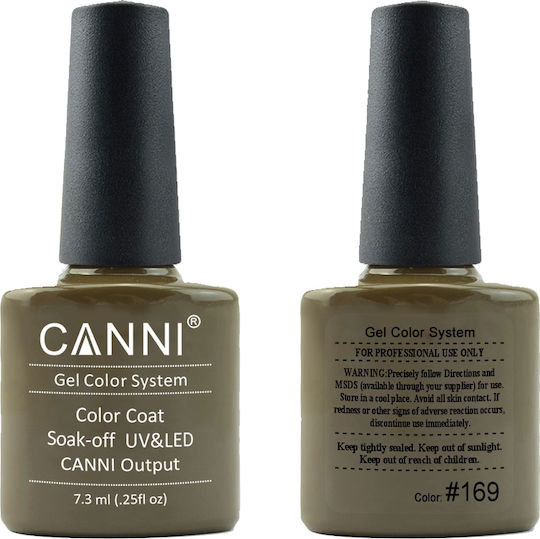 Canni Classic Halb-permanenter Nagellack 169 Olive 7.3ml 1Stück