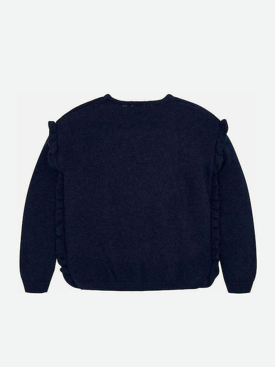 Mayoral Kids Sweater Long Sleeve Navy Blue