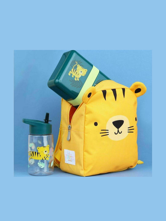 A Little Lovely Company Tiger Kids Bag Backpack Yellow 21cmx10cmx26cmcm