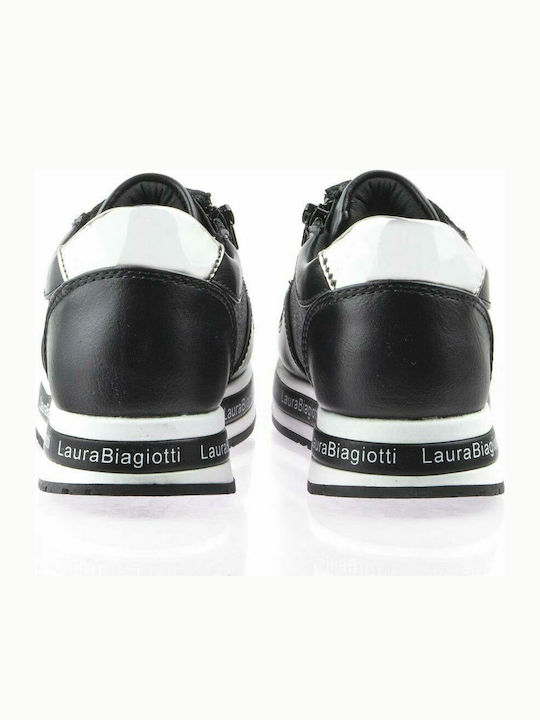 6644 Παιδικά Sneakers Ανατομικά Μαύρα