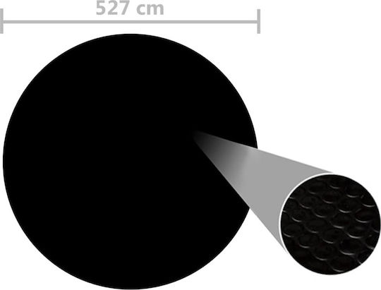 vidaXL Solar Runde Poolabdeckung aus Polyethylen Durchmesser 527cm 1Stück