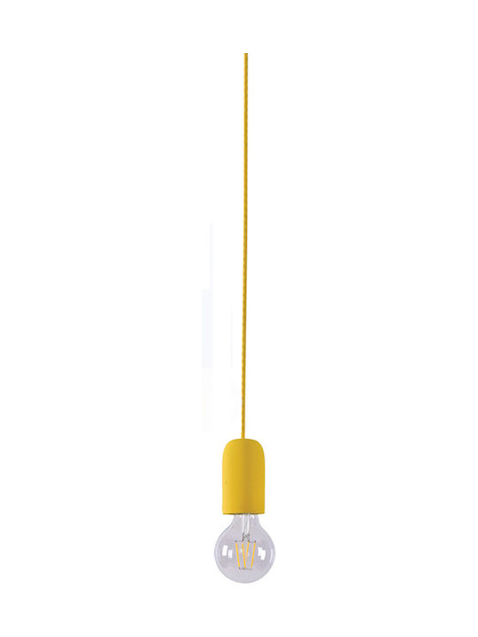 Home Lighting Iris SE 149 Adjustable Pendant Light Yellow with Socket E27 5cm