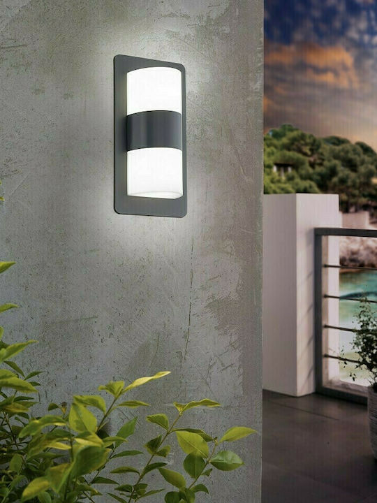 Eglo Cistierna Wall-Mounted Outdoor Ceiling Light E27 IP44 18x35x35εκ.