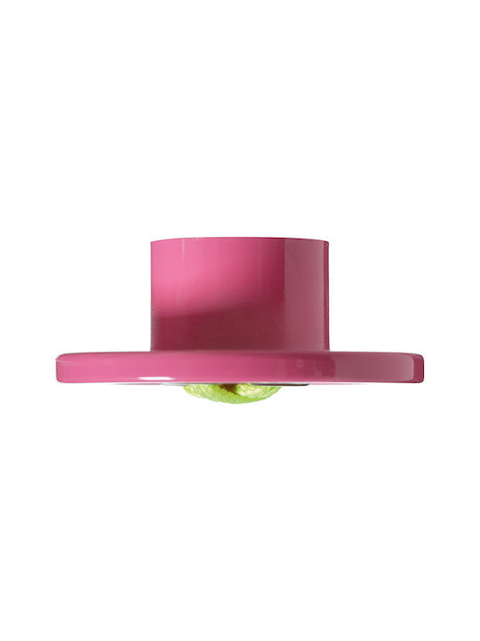 Conset Knopf C849 P23 Kinder Knopf Möbelgriff aus Kunststoff in Rosa Farbe Ø58mm C849-P23X08 1Stück