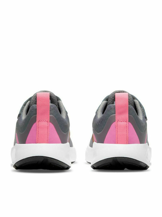 Wearallday Детски Спортни Обувки Running с Велкро Сиви