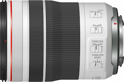 Canon Full Frame Φωτογραφικός Φακός 70-200mm f/4L IS USM Tele Zoom για Canon RF Mount White