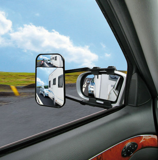 Lampa Car Multiple Placement Side Mirror Additional Side Mirror for Caravan Flat