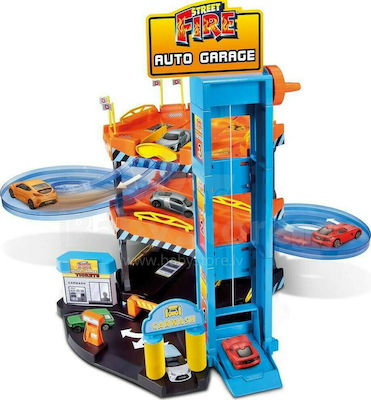 Bburago Street Fire Auto Garage Rennstrecke 1:43 für 3++ Jahre